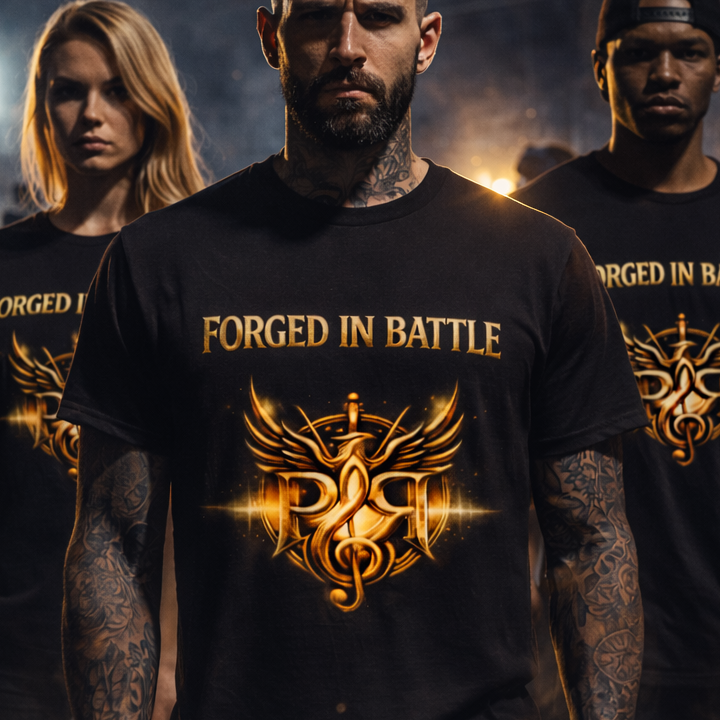 Forged in Battle | Official Community T-Shirt | GOLD - Unisex